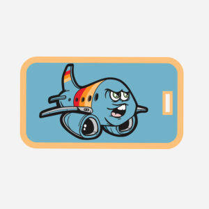 Grumpy Pudgy Luggage Tag