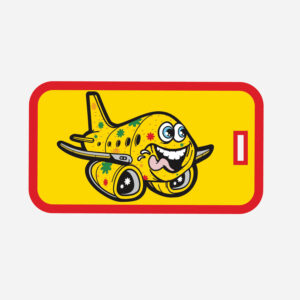 Playful Pudgy Luggage Tag